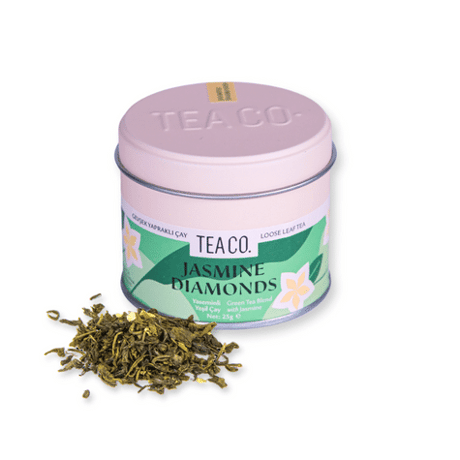 TEA CO. -  JASMINE DIAMONDS - 25G LOOSE LEAF TEA BLENDS