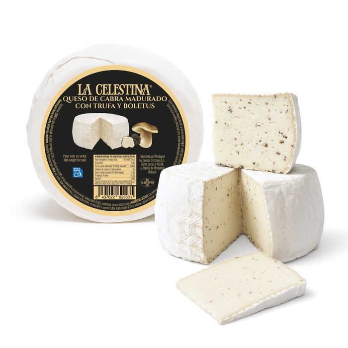 Goat Cheese with Truffle & Porcini, Penicillium-ripened