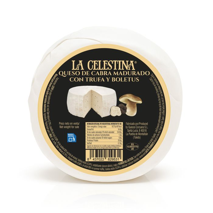 Goat Cheese with Truffle & Porcini, Penicillium-ripened