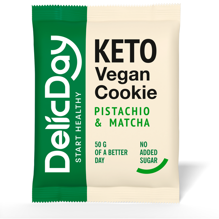 KETO Vegan Cookie - Pistachio & Matcha