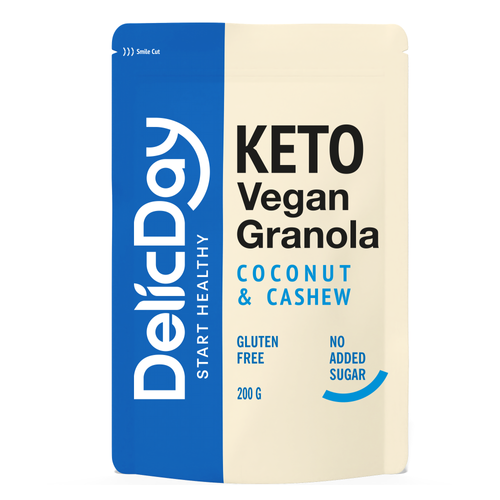 KETO Vegan Granola Coconut & Cashew