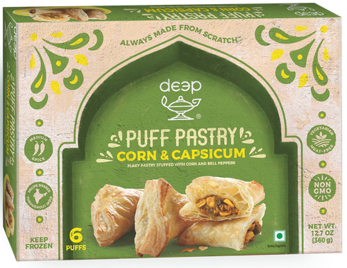 PUFF PASTRY CORN & CAPSICUM