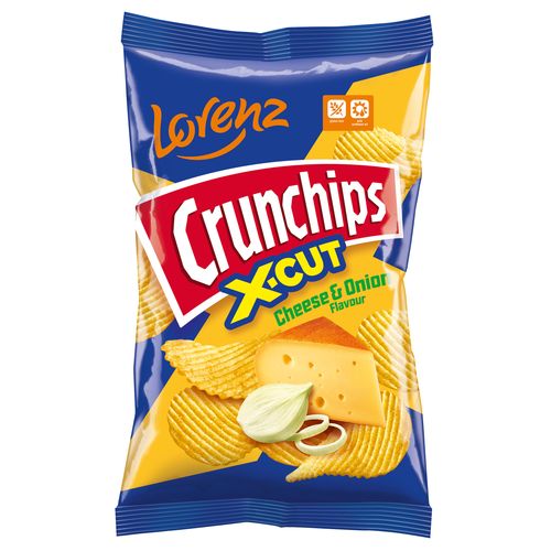 Lorenz X-cut Cheese onion - 12 Pack 130g