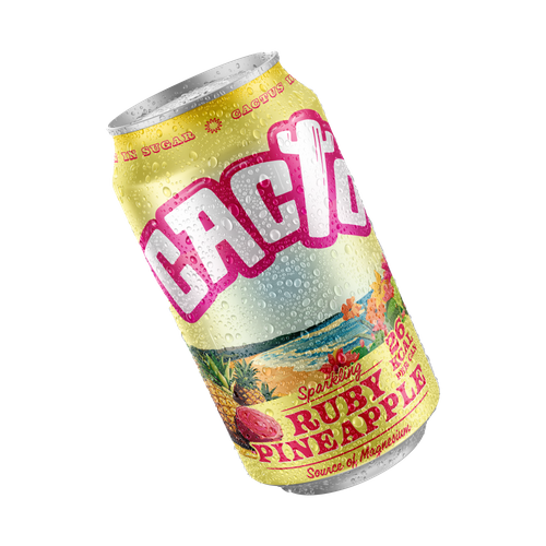 Pineapple & Prickly Pear - Low Sugar Soda