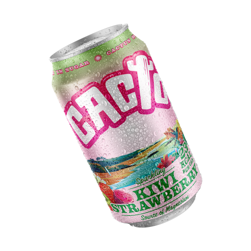 Kiwi, Strawberry & Prickly Pear - Low Sugar Soda