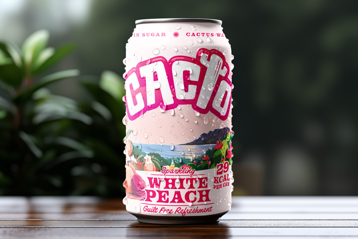 White Peach & Prickly Pear - Low Sugar Soda