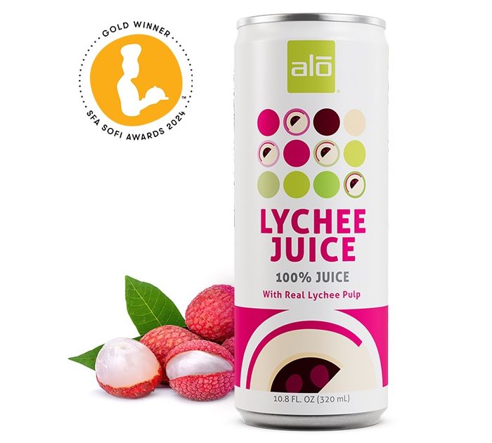 ALO 100% Juice Lychee Juice with pulp