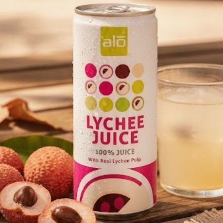 ALO 100% Juice Lychee Juice with pulp