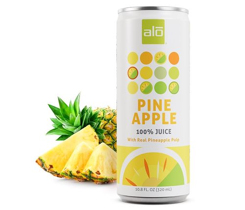 ALO 100% Juice Pineapple Juice with pulp