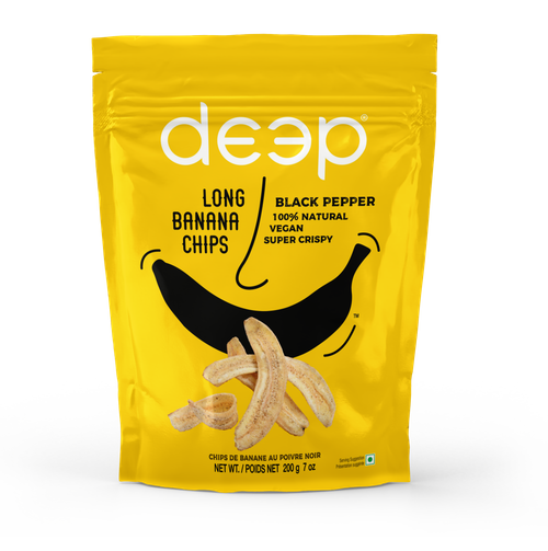BANANA CHIPS LONG - BLACK PEPPER 