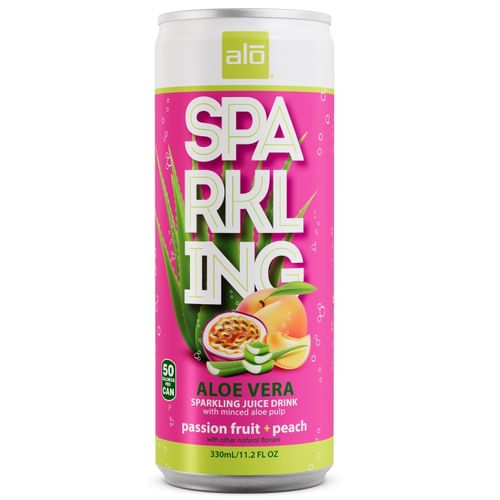 ALO Sparkling Passion Fruit + Peach