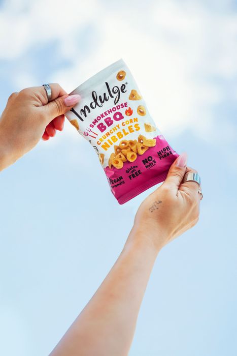 Indulge Crunchy Corn Nibbles - Smokehouse BBQ Flavour (10g-100g)