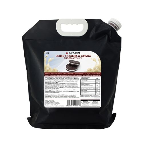 Liquid Cookies and Cream Chocolate Sauce 5kg bag