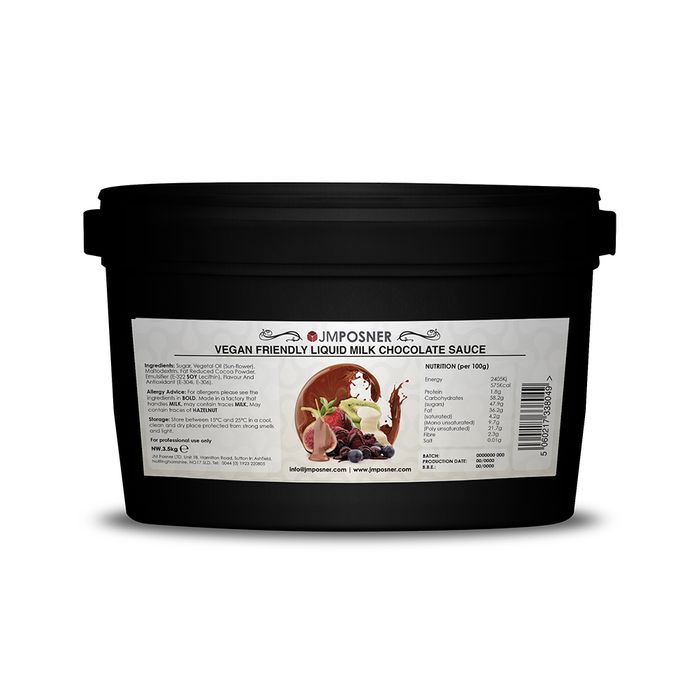  Vegan Friendly Liquid Chocolate Flavour Sauce 3.5KG