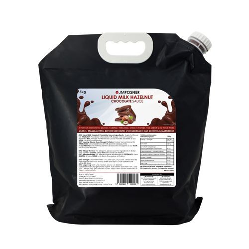  Liquid Milk Hazelnut Chocolate Sauce 5kg Bag
