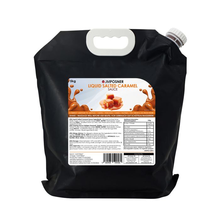 Liquid Salted Caramel Sauce 5kg Bag