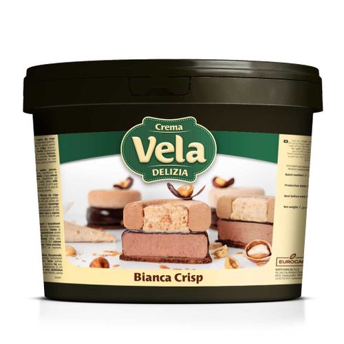 White Chocolate Hazelnut Crispy Spread - Vela 