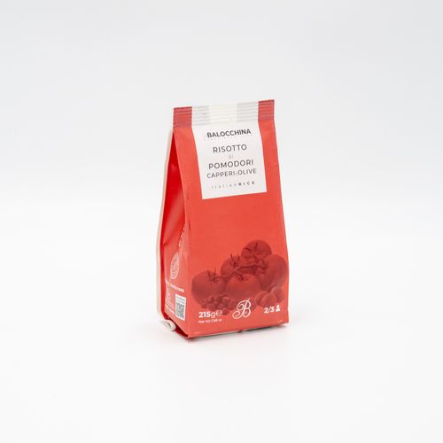 Risotto with Tomatoes, Capers and Olives