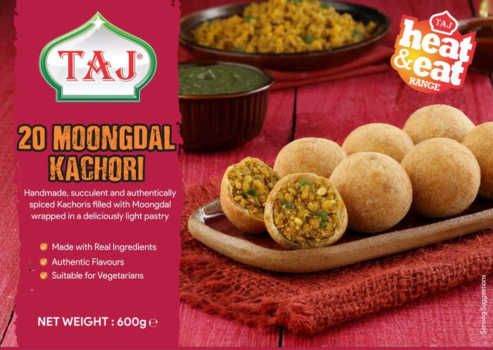 Moong Dal Kachori (Pastry filled with spiced mung beans) / Green Pea Kachori (Pastry filled with spiced green peas)