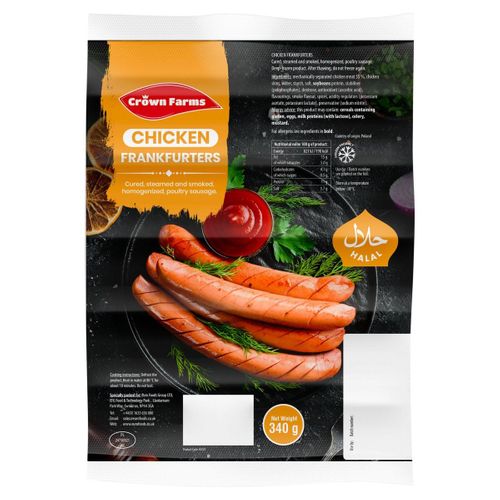 Crown Farms Chicken Frankfurters 