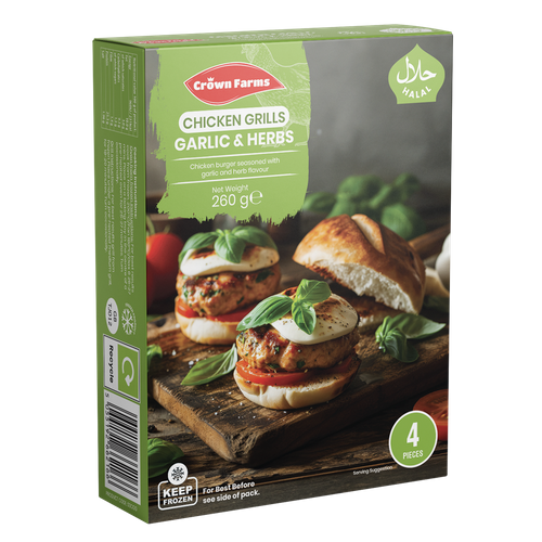 Crown Farms Chicken Grills Garlic and Herb
