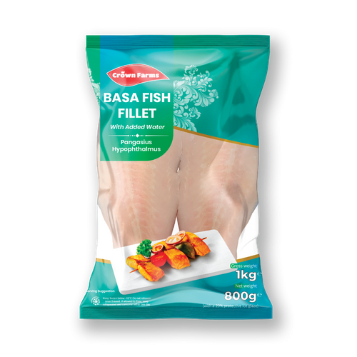 Crown Farms Basa Fillet (Pangasius) 1kg