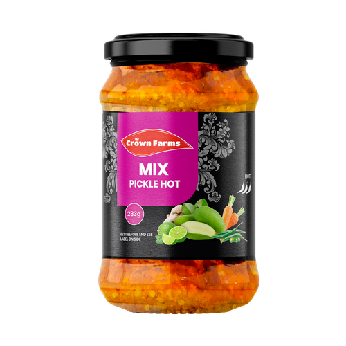 Crown Farms Mixed Pickle Hot 300g