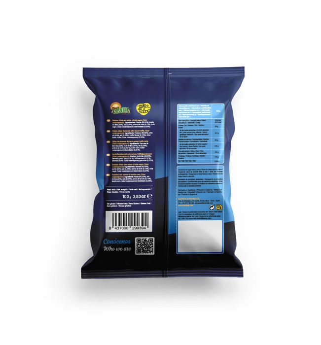 Chip Flavoured with Black Truffle (Tuber melanosporum)