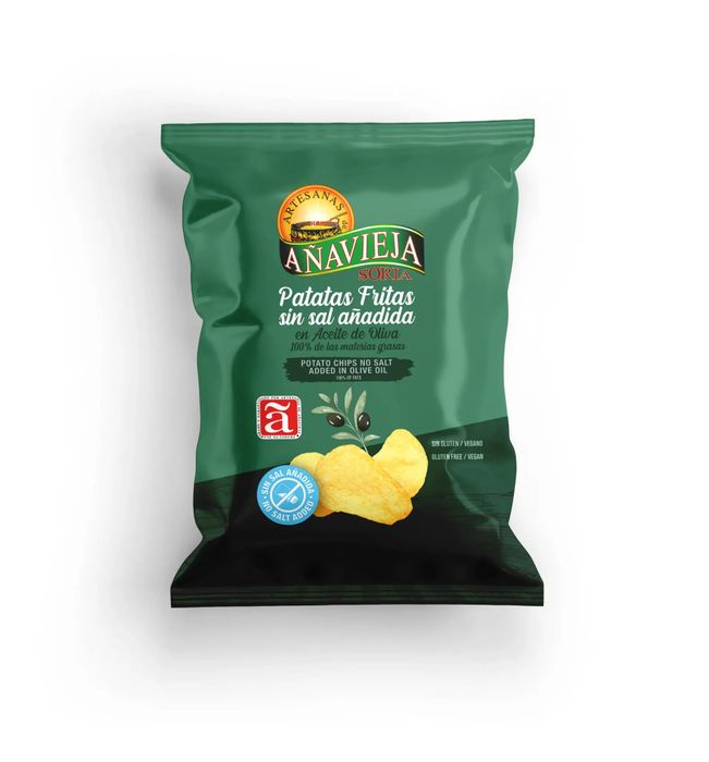 Potato Chips No Salt Added in Olive Oil