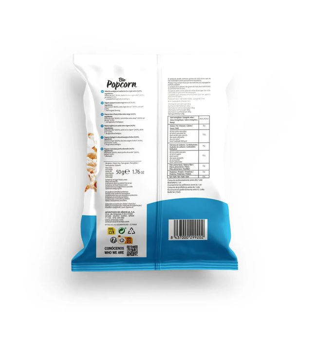 Popcorn in Extra Virgin Olive Oil