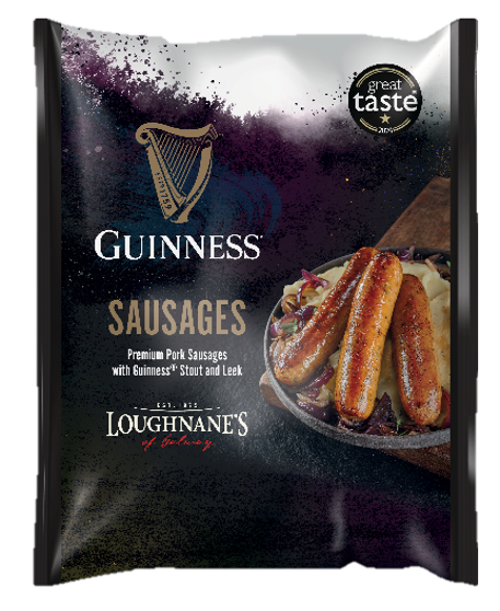  Guinness Stout and Leek Irish Pork Sausages 600g