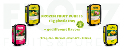 FROZEN FRUIT PUREE - 1kg tray