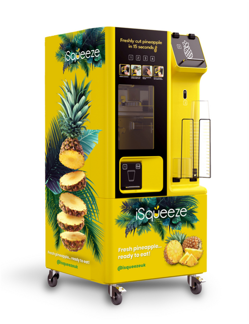 iSqueeze adds pineapple slicing machine ‘Isla’ to its portfolio of self-service technology