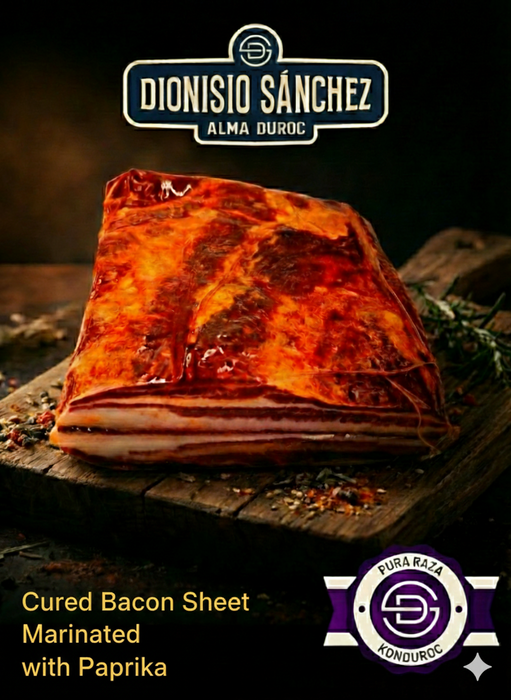 Dionisio Sanchez Cured Bacon (Sheets or Pre-Sliced)