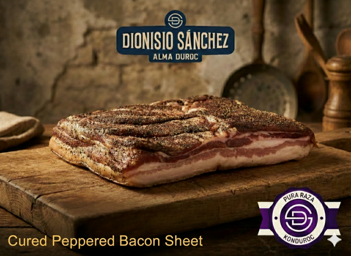 Dionisio Sanchez Cured Bacon (Sheets or Pre-Sliced)