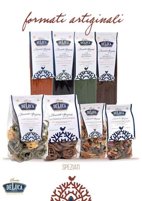 daily line; artisanal line; flavoured artisanal line and organic line