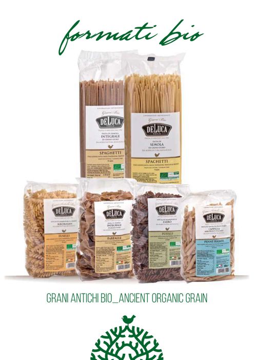 daily line; artisanal line; flavoured artisanal line and organic line