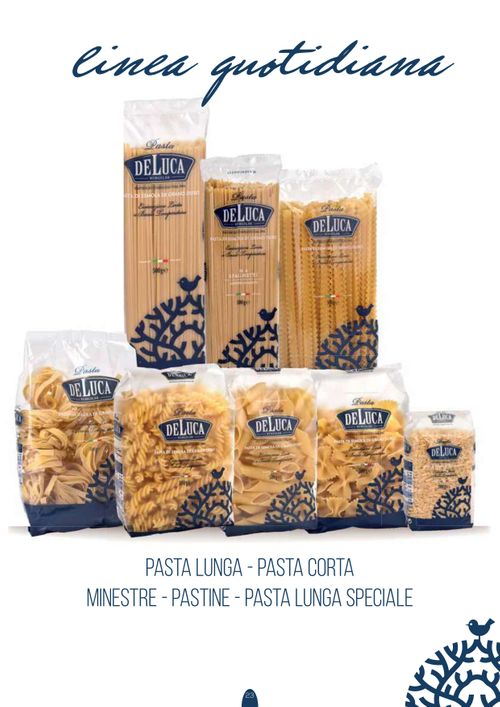 daily line; artisanal line; flavoured artisanal line and organic line