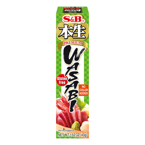 S&B Premium Wasabi Paste in Tube 43g