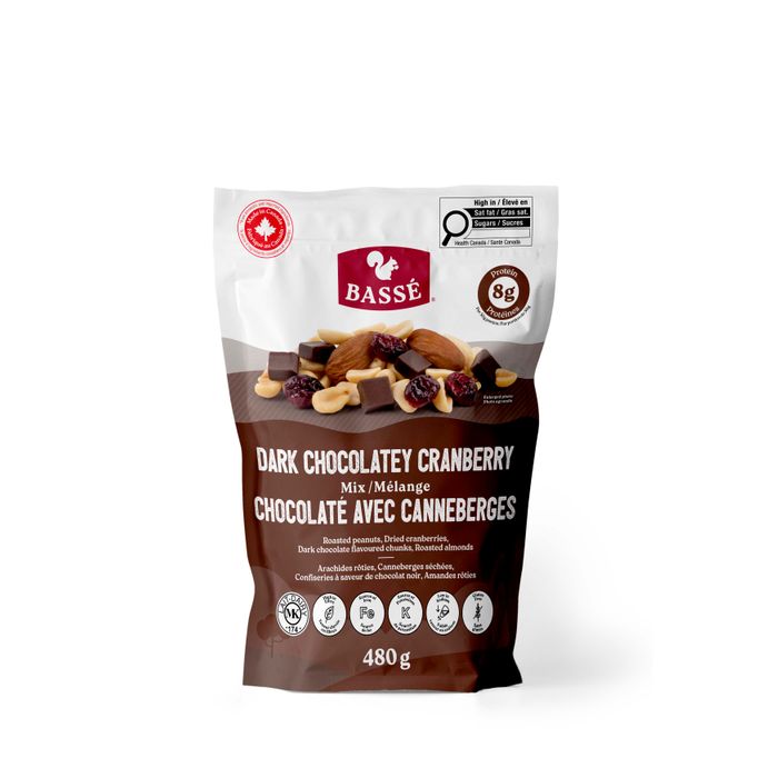 Bassé Dark Chocolatey Cranberry Mix 480 g - IFE 2027