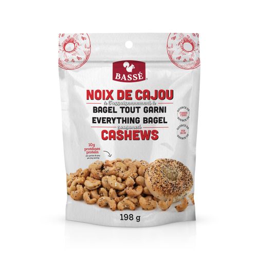 Bassé Everything Bagel Seasoned Cashews 198 g