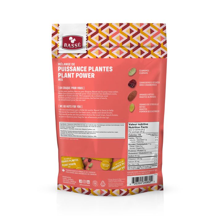 Bassé Plant Power Mix 12 x 28 g Single Serves - IFE 2027