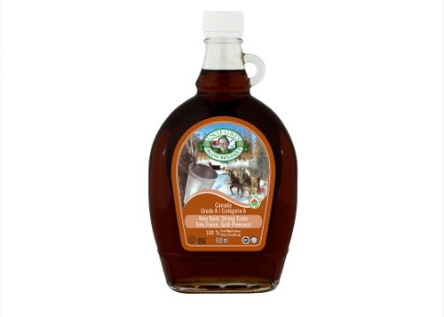 Pure Organic Maple Syrup, Canada Grade A, Very Dark – Strong taste