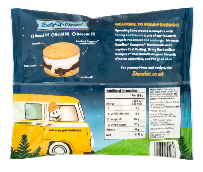 Dandies Campers (Jumbo Vegan Marshmallows)