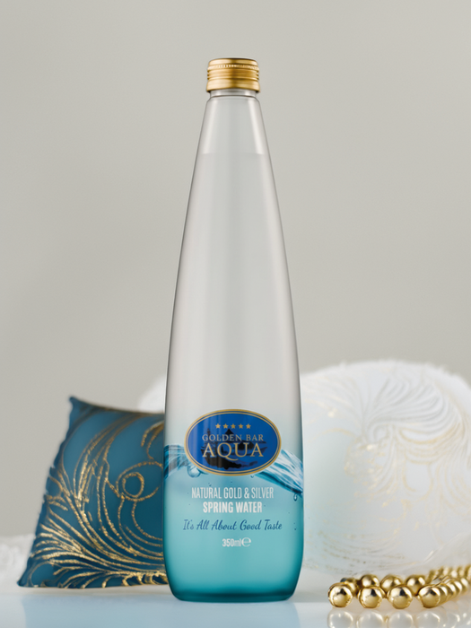Golden Bar Aqua Spring Water Naturally Infused With Gold & Silver 350ml 