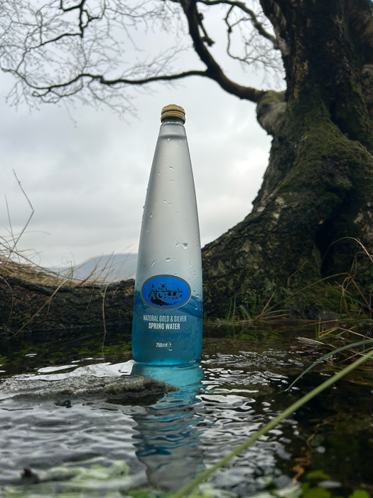 Golden Bar Aqua Spring Water Naturally Infused With Gold & Silver 750 ml
