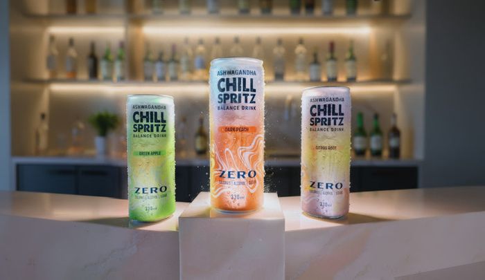 Chill Spritz – Citrus Root | Zero Alcohol Functional Sparkling Soda with Ashwagandha, Vitamins & Minerals (330ml Can)