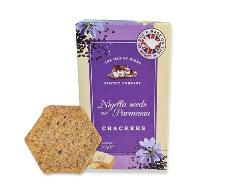 Nigella seed and Parmesan Crackers