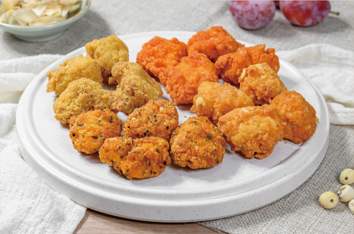 Coated chicken products