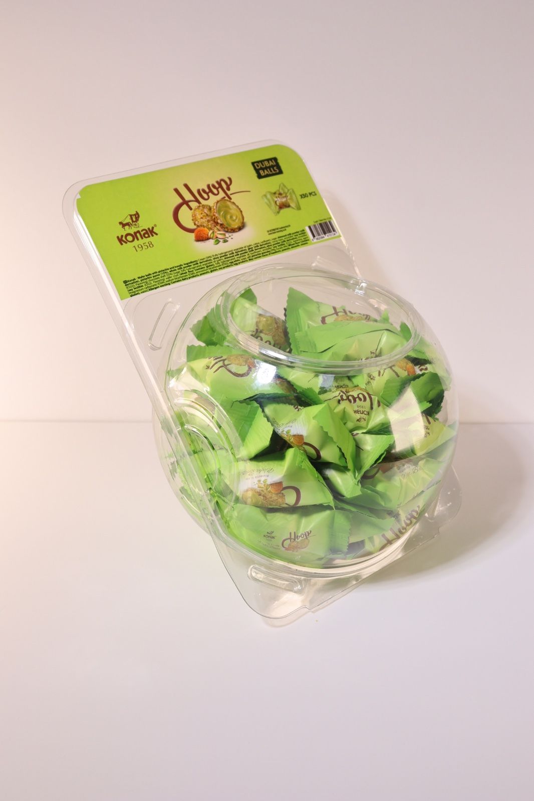 Konak Hoop Dubai Wafer Balls 50X10G